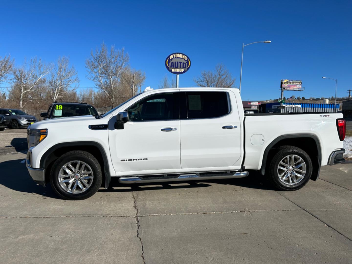 2019 White /Black GMC Sierra 1500 (1GTU9DED8KZ) , located at 3030 CY Ave, Casper, WY, 82604, (307) 265-3830, 42.827816, -106.357483 - Photo#0